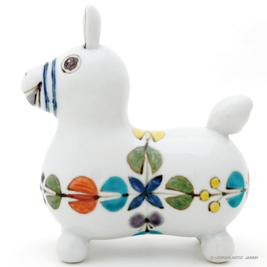 【1月末より順次発送】九谷焼ロディ 色絵花繋ぎ(徳永遊心作)【ラッピング不可】