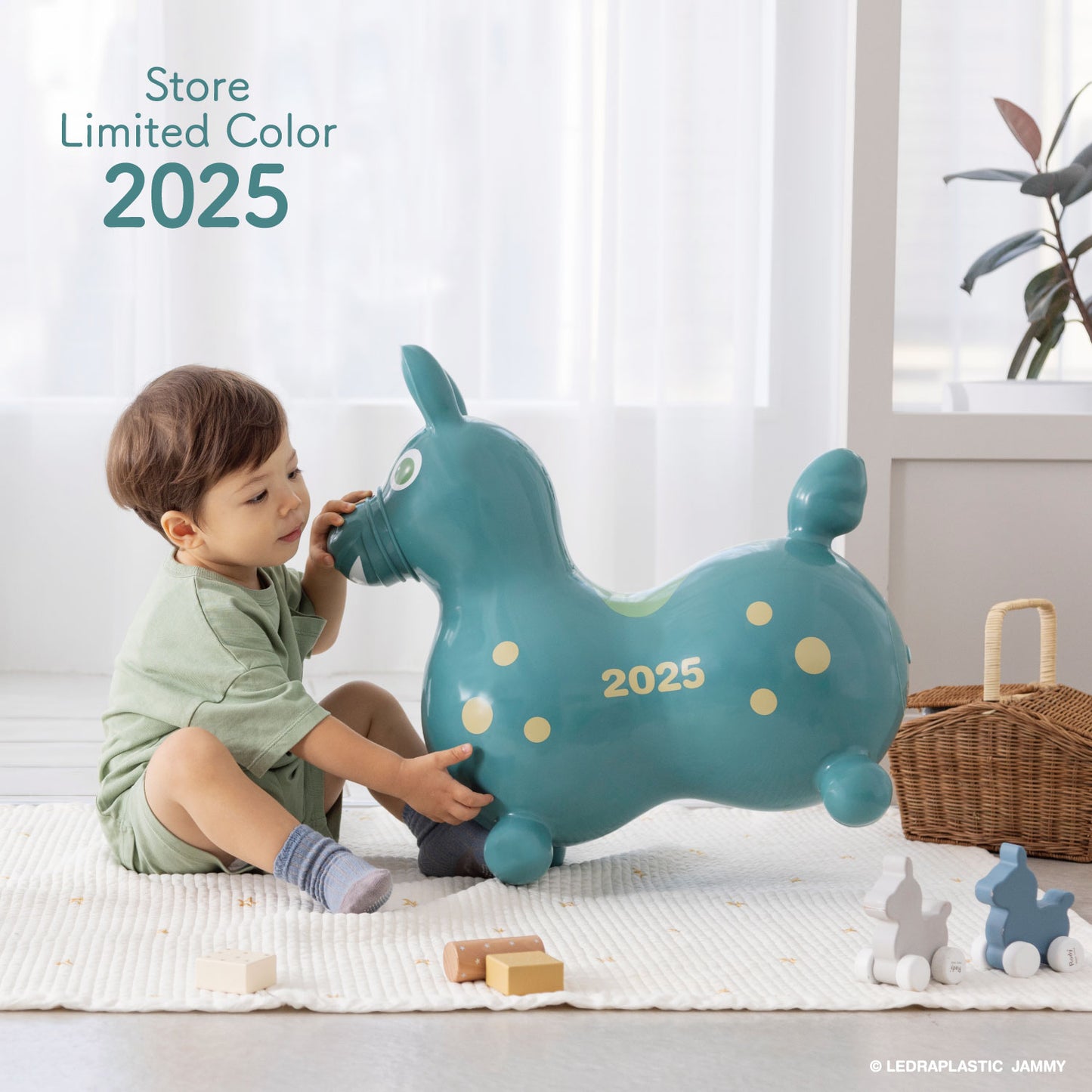 【公式限定】【セットでお得】乗用ロディ LaLa ストア限定カラー2025(フォレスト)ロッキングベースセット