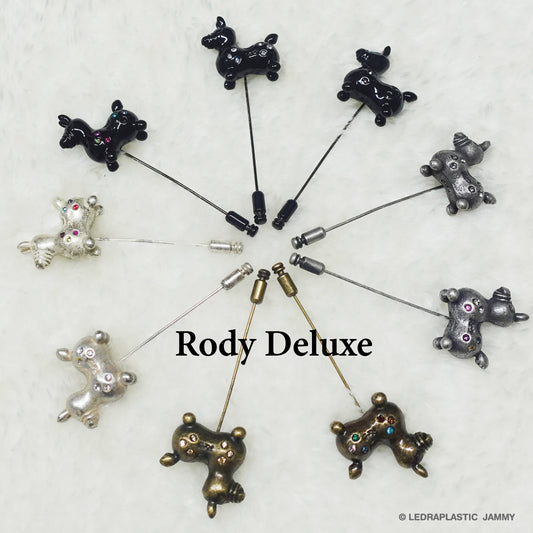 【公式限定】Rody Deluxe ピンブローチ スワロフスキー