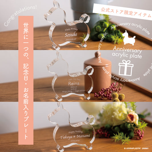 【記念日の贈り物】ロディ アニバーサリー アクリルプレート(バースデー)【ラッピング不可】