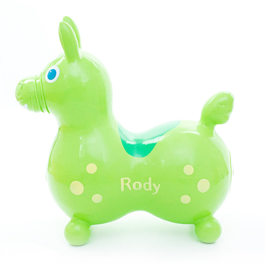 【入荷未定】【記念日プリントオーダー/ふくらましラッピングでお届け】 乗用ロディ(ライム)