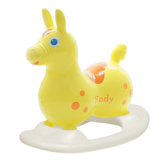 【11月中旬入荷予定】【セットでお得】乗用ロディ (ベビーイエロー) ロッキングベースセット