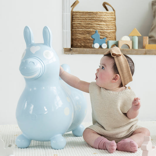 【セットでお得】乗用ロディ nino nino (ライトブルー) スピーディーローラーセット