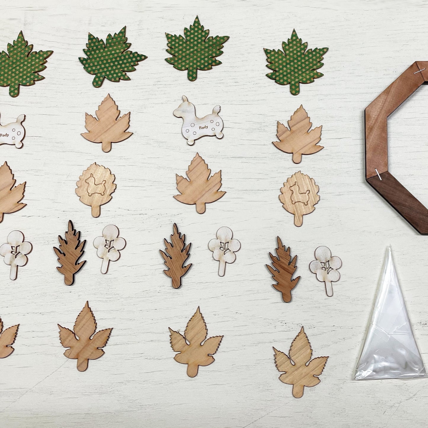 ロディ 木製リースキット(Wooden Wreath)made in JAPAN