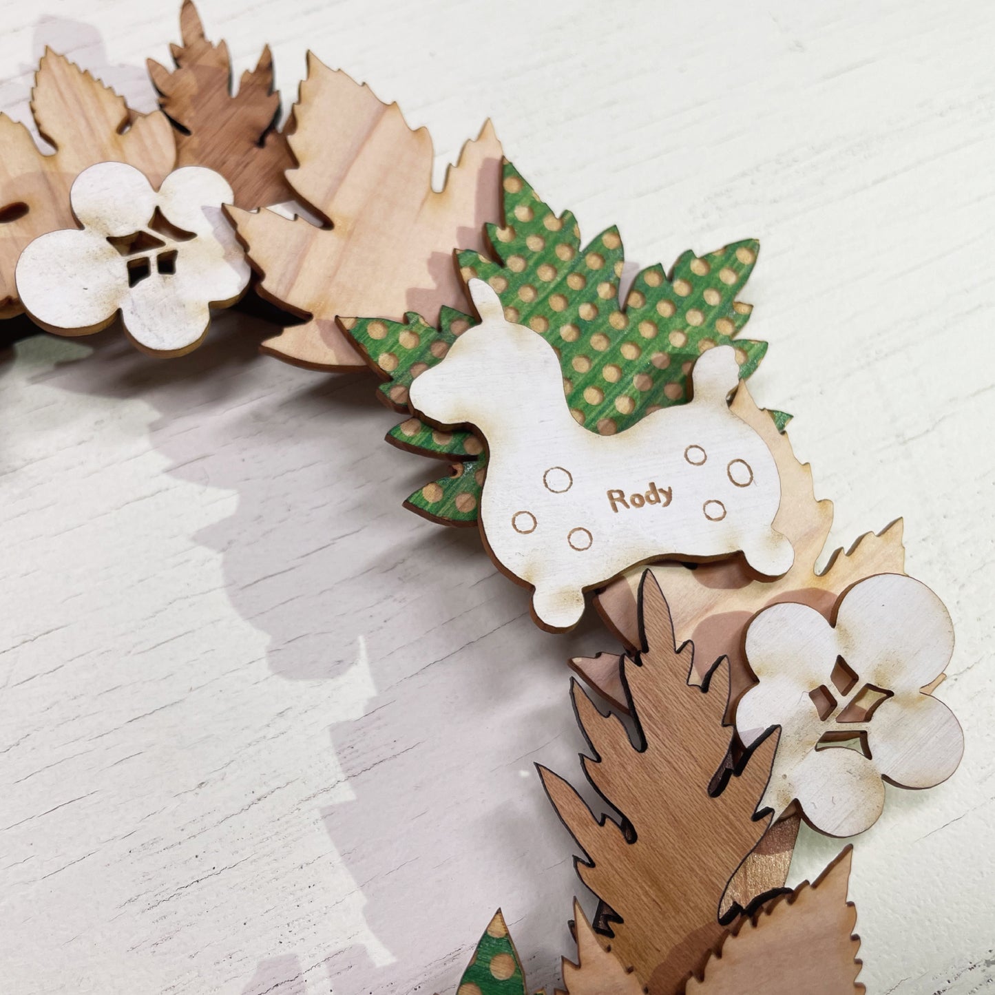 ロディ 木製リースキット(Wooden Wreath)made in JAPAN