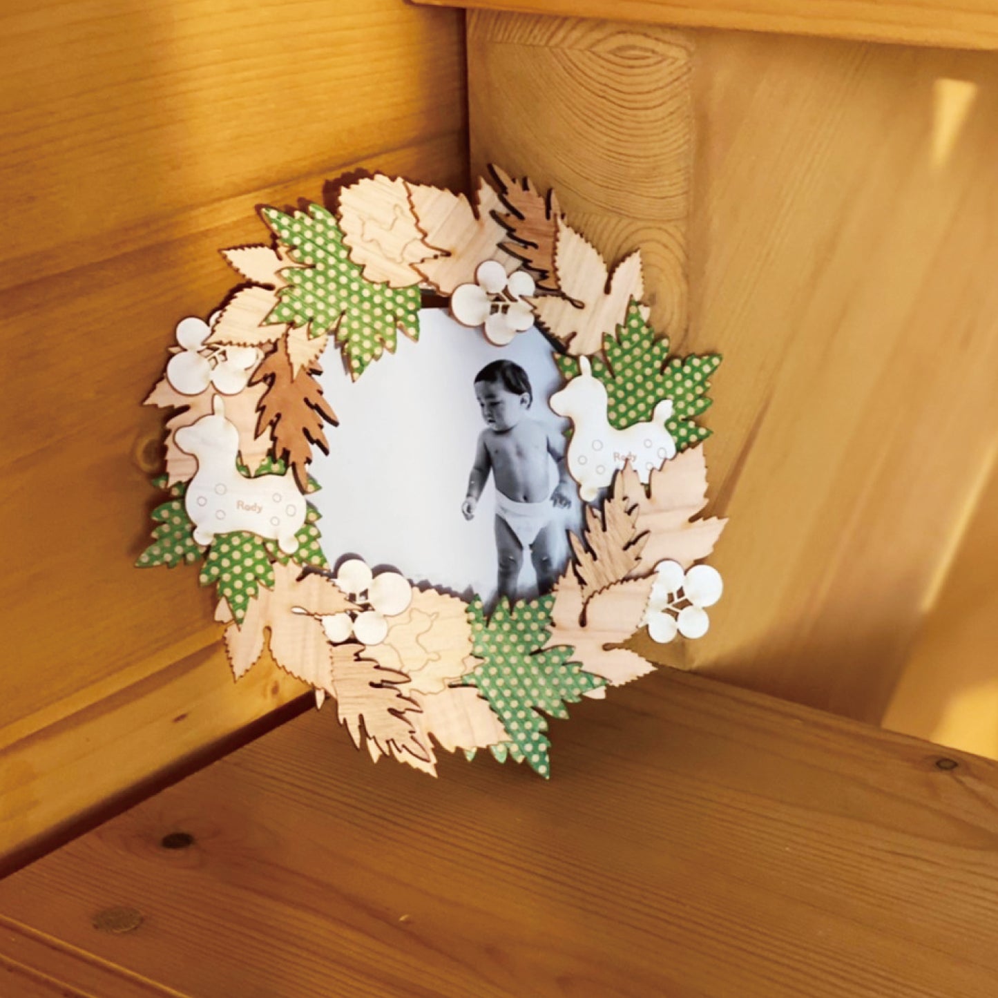 ロディ 木製リースキット(Wooden Wreath)made in JAPAN