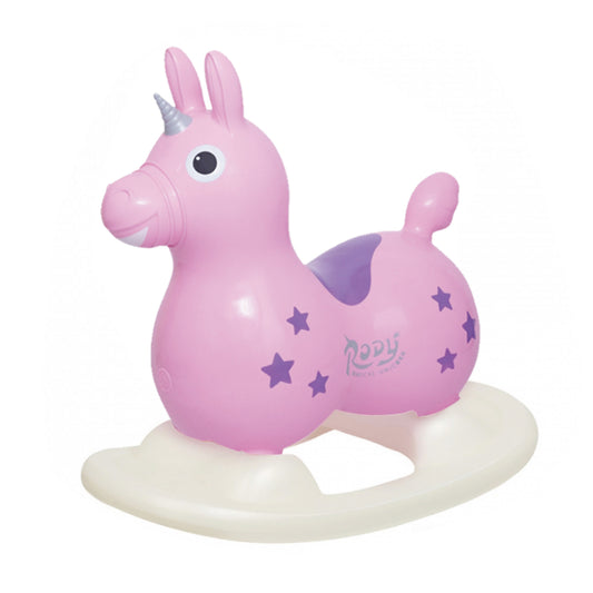 【セットでお得】乗用ロディ マジカル ユニコーン (ライトピンク) ロッキングベースセット