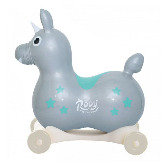 【セットでお得】乗用ロディ マジカル ユニコーン (シルバーグレイ) スピーディーローラーセット