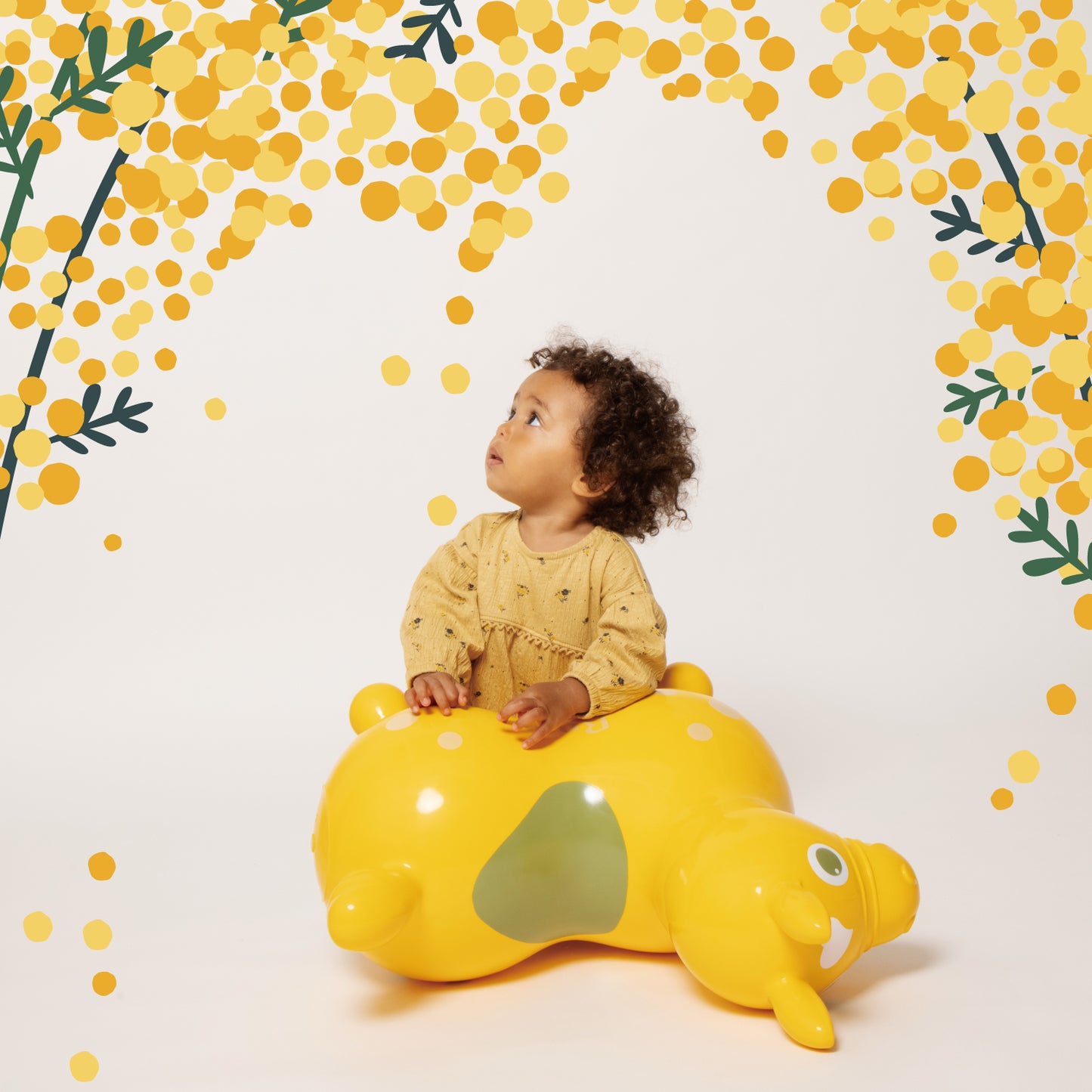 【5月上旬入荷予定】【公式限定】【セットでお得】乗用ロディ LaLa(ミモザ) ロッキングベースセット