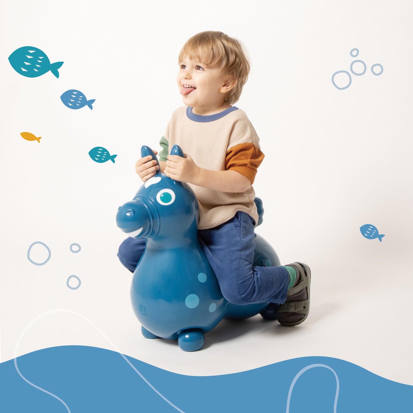 【入荷未定】【公式限定】【セットでお得】乗用ロディ LaLa(オーシャン) スピーディーローラーセット