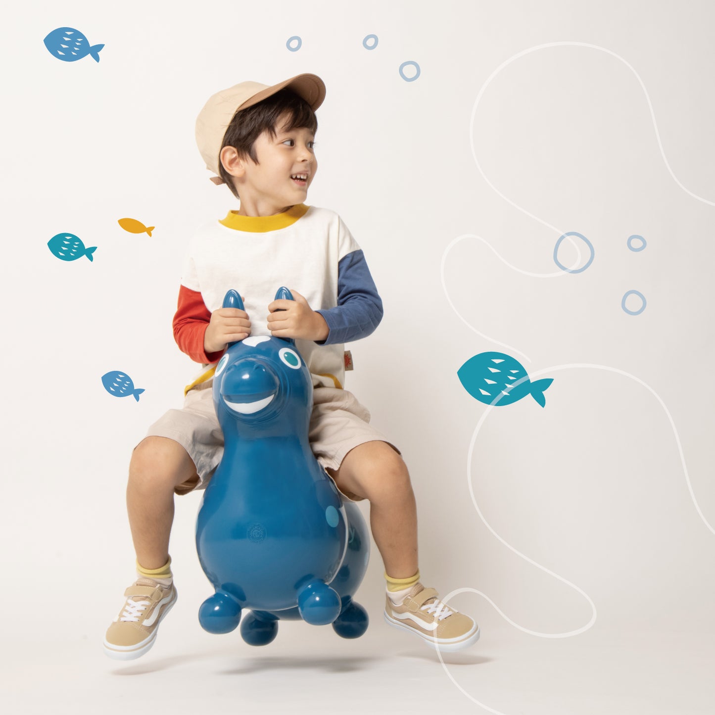 【入荷未定】【公式限定】【セットでお得】乗用ロディ LaLa(オーシャン) スピーディーローラーセット