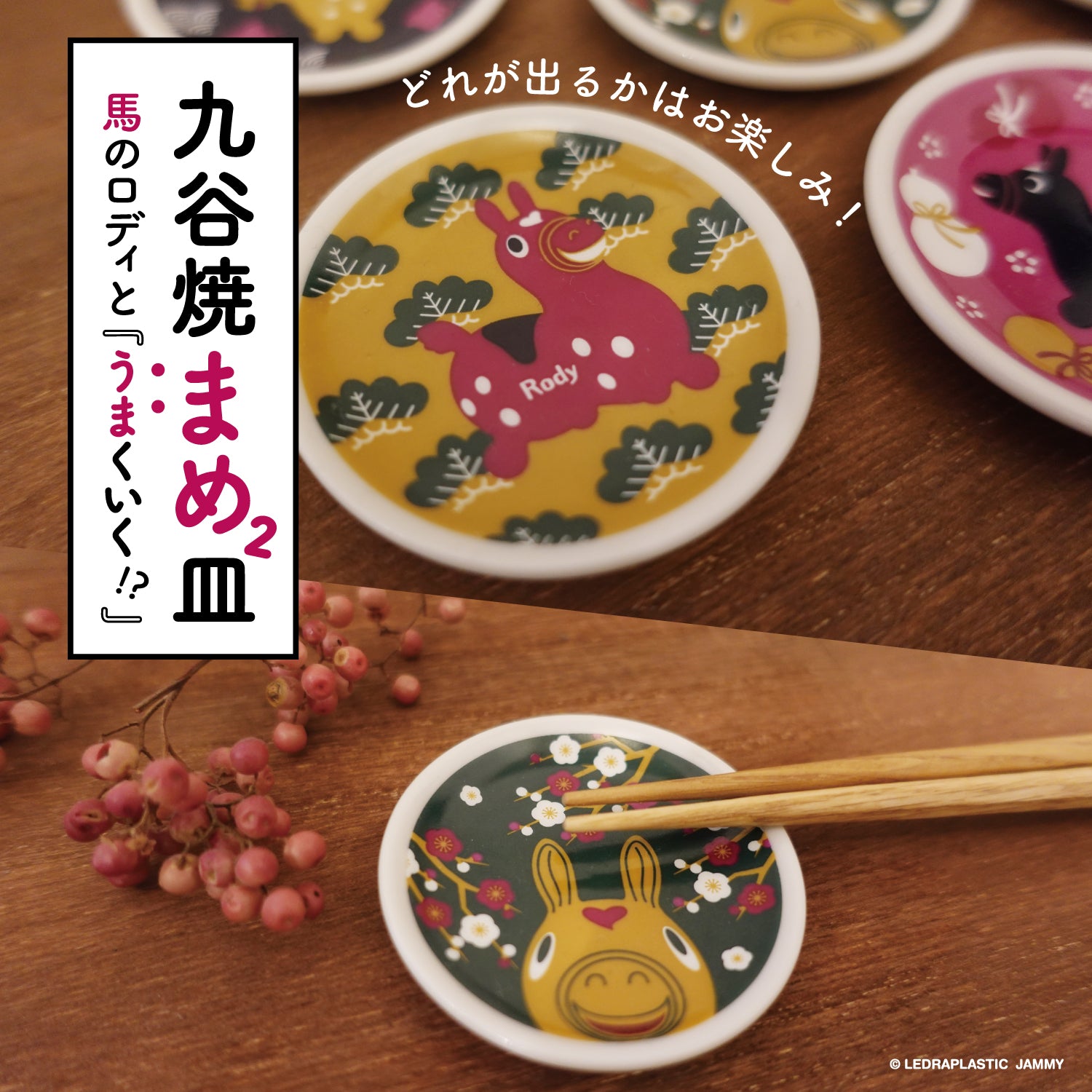 どれが出るかはお楽しみ】九谷焼ロディ まめまめ皿 |【ロディ公式通販