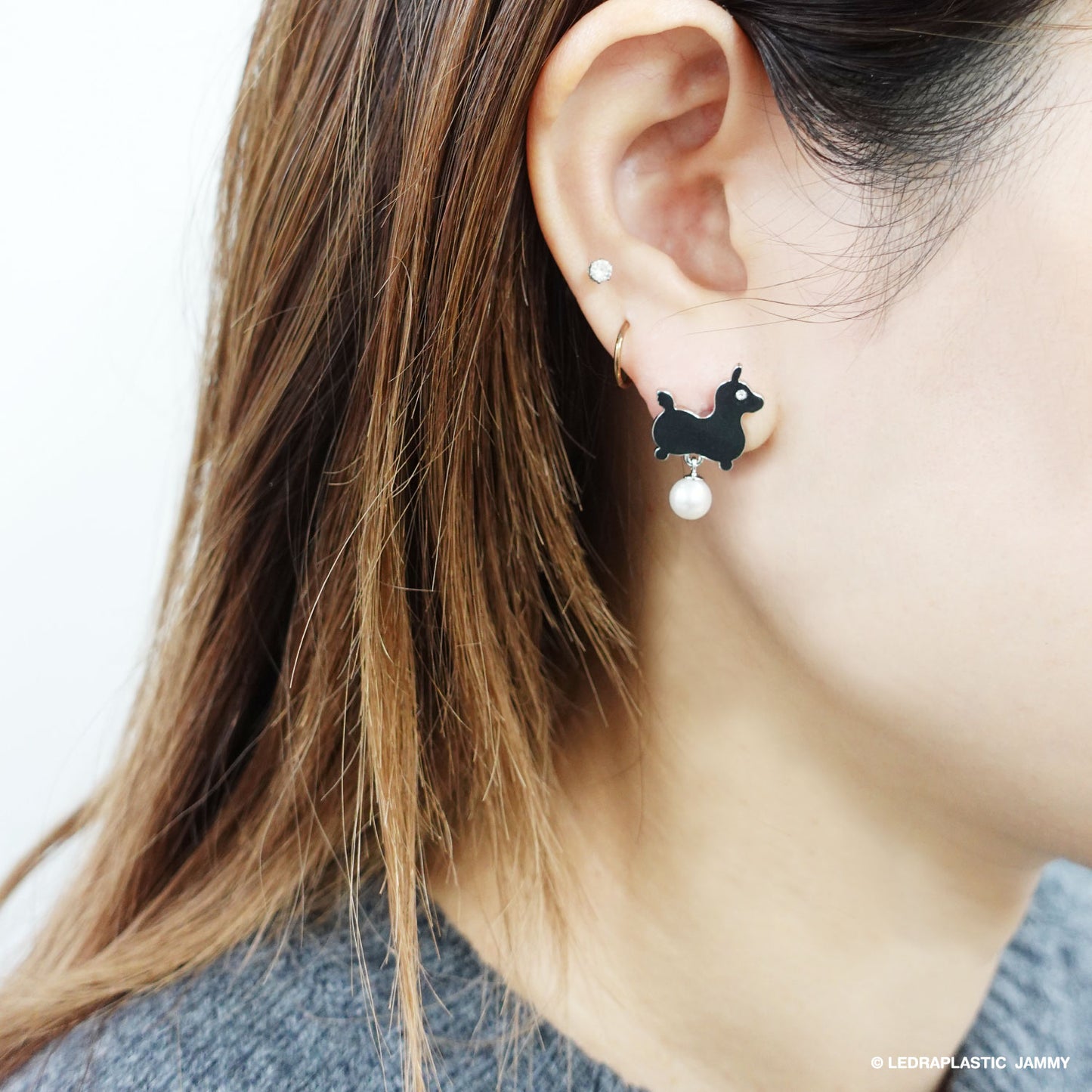 【 宇和海真珠/日本製】ロディ ピアス（本真珠）