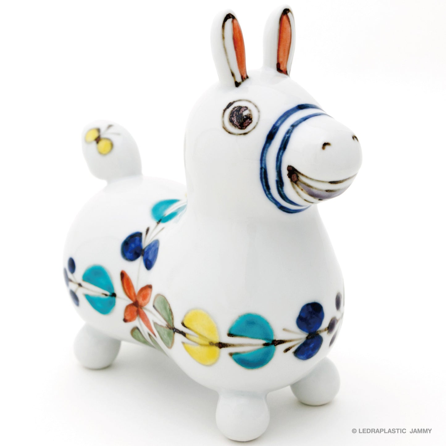 【1月末より順次発送】九谷焼ロディ 色絵花繋ぎ（徳永遊心作）【ラッピング不可】