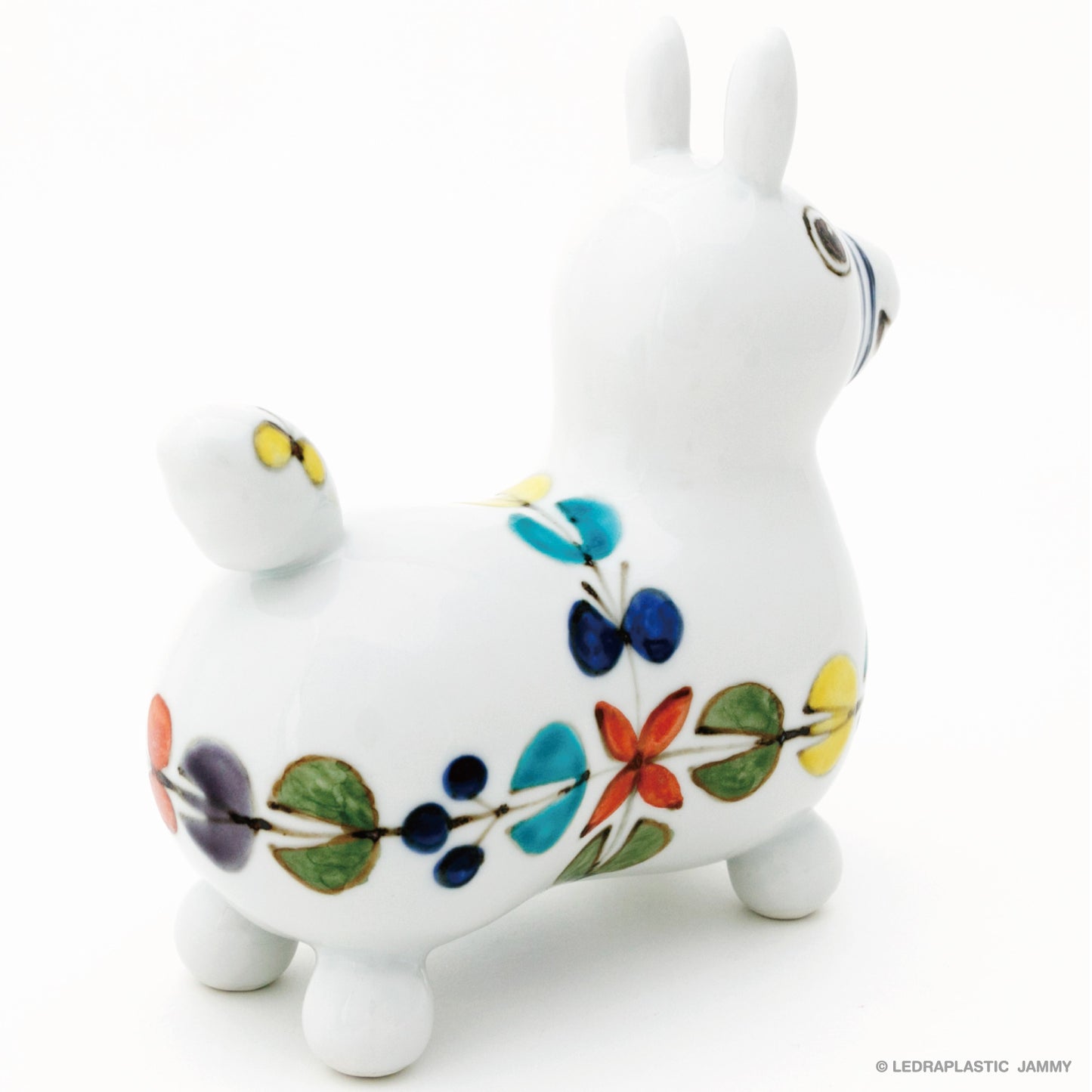 【1月末より順次発送】九谷焼ロディ 色絵花繋ぎ（徳永遊心作）【ラッピング不可】