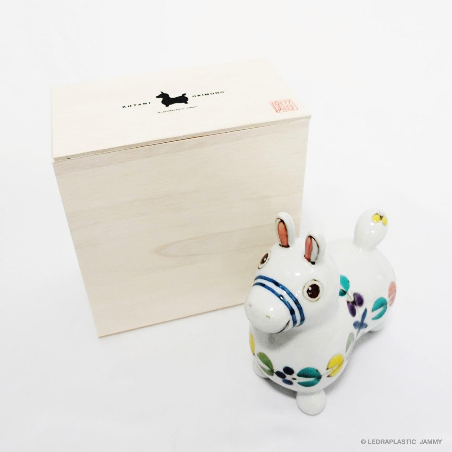 【1月末より順次発送】九谷焼ロディ 色絵花繋ぎ（徳永遊心作）【ラッピング不可】