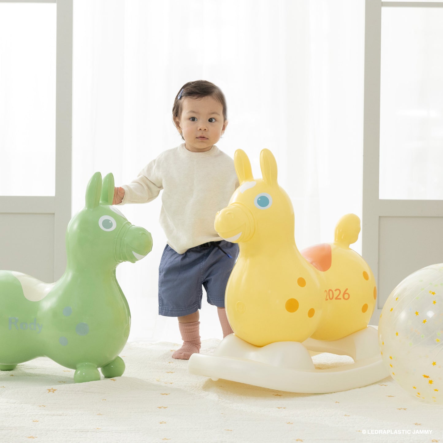 【予約：3月上旬より順次お届け】【公式限定】【セットでお得】乗用ロディ　LaLa　ストア限定カラー2026（サンライズ）ロッキングベースセット