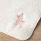 無撚糸パイル刺繡ハンカチ_オフホワイト
