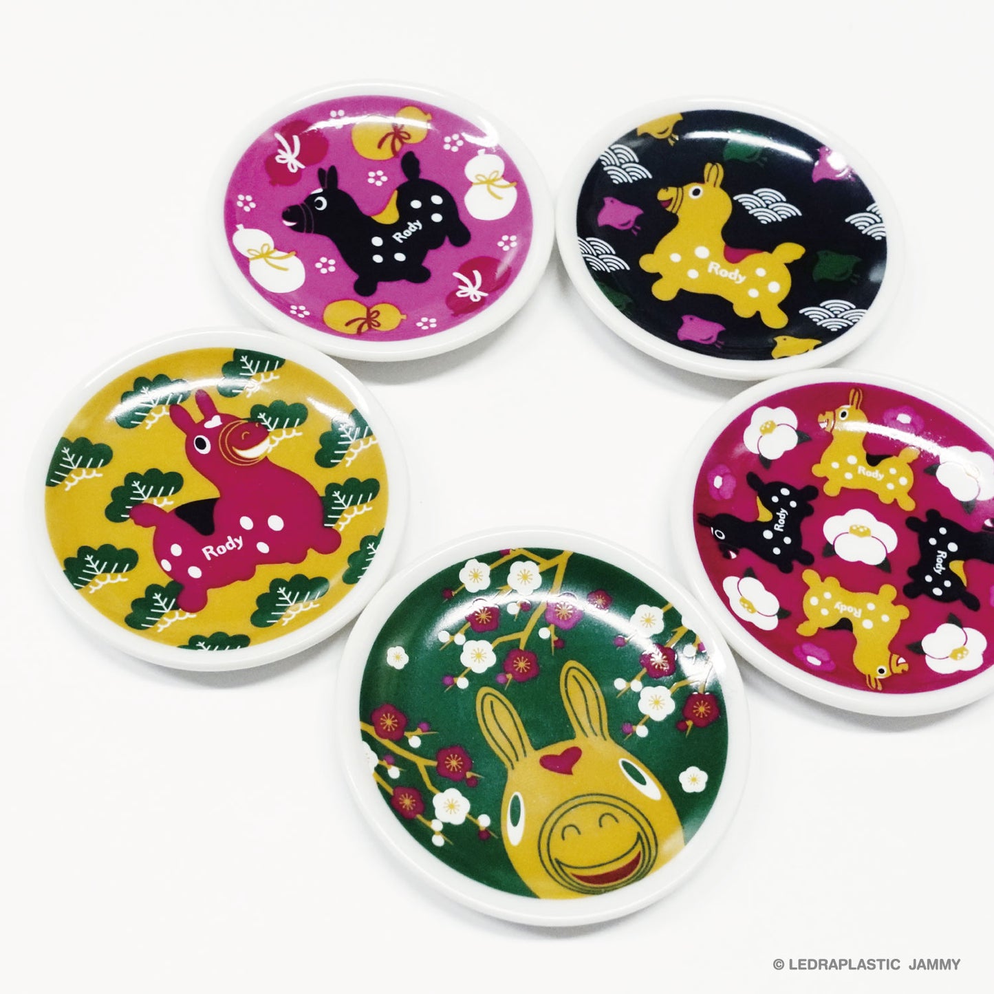 【どれが出るかはお楽しみ】九谷焼ロディ まめまめ皿