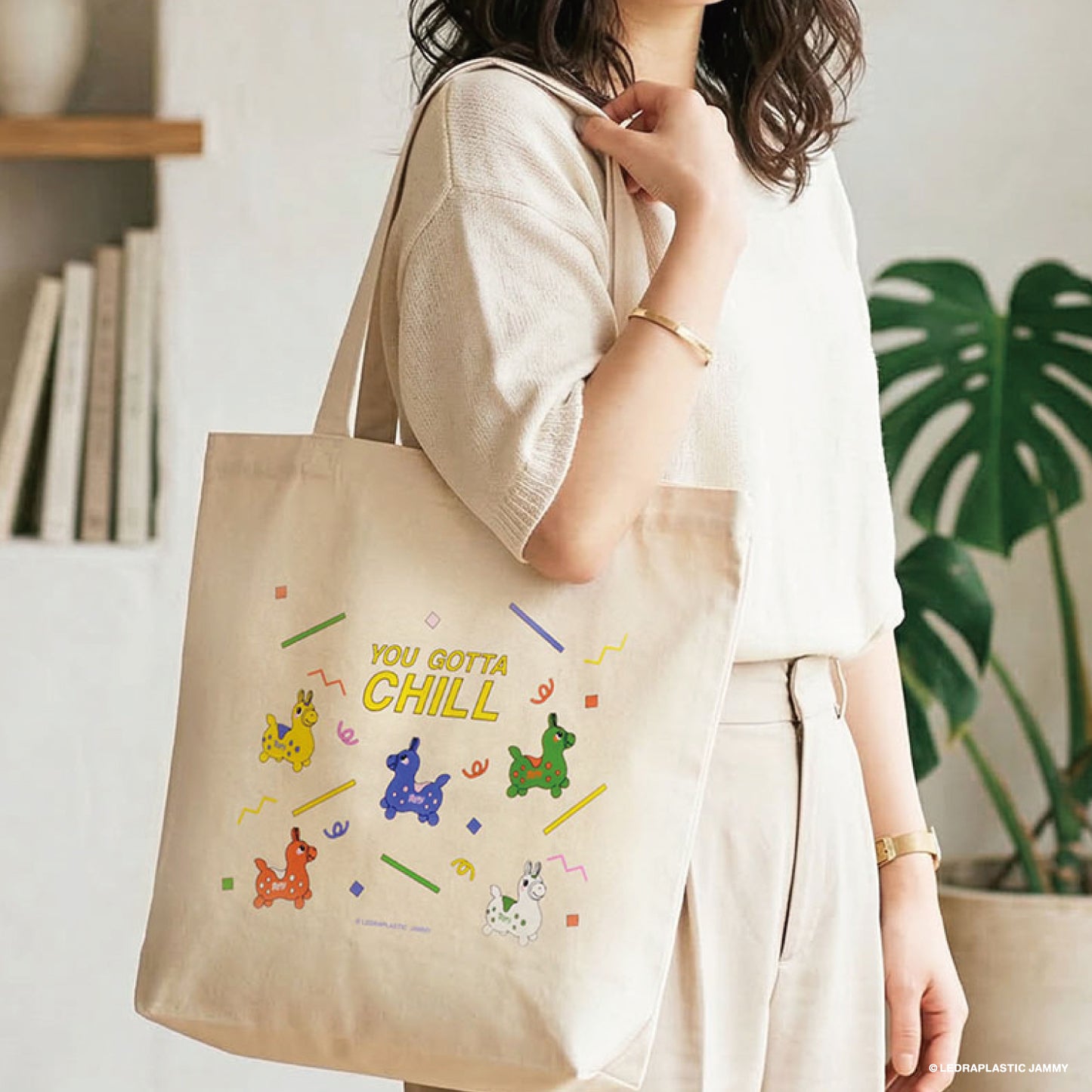 ロディ プリントトートバッグ