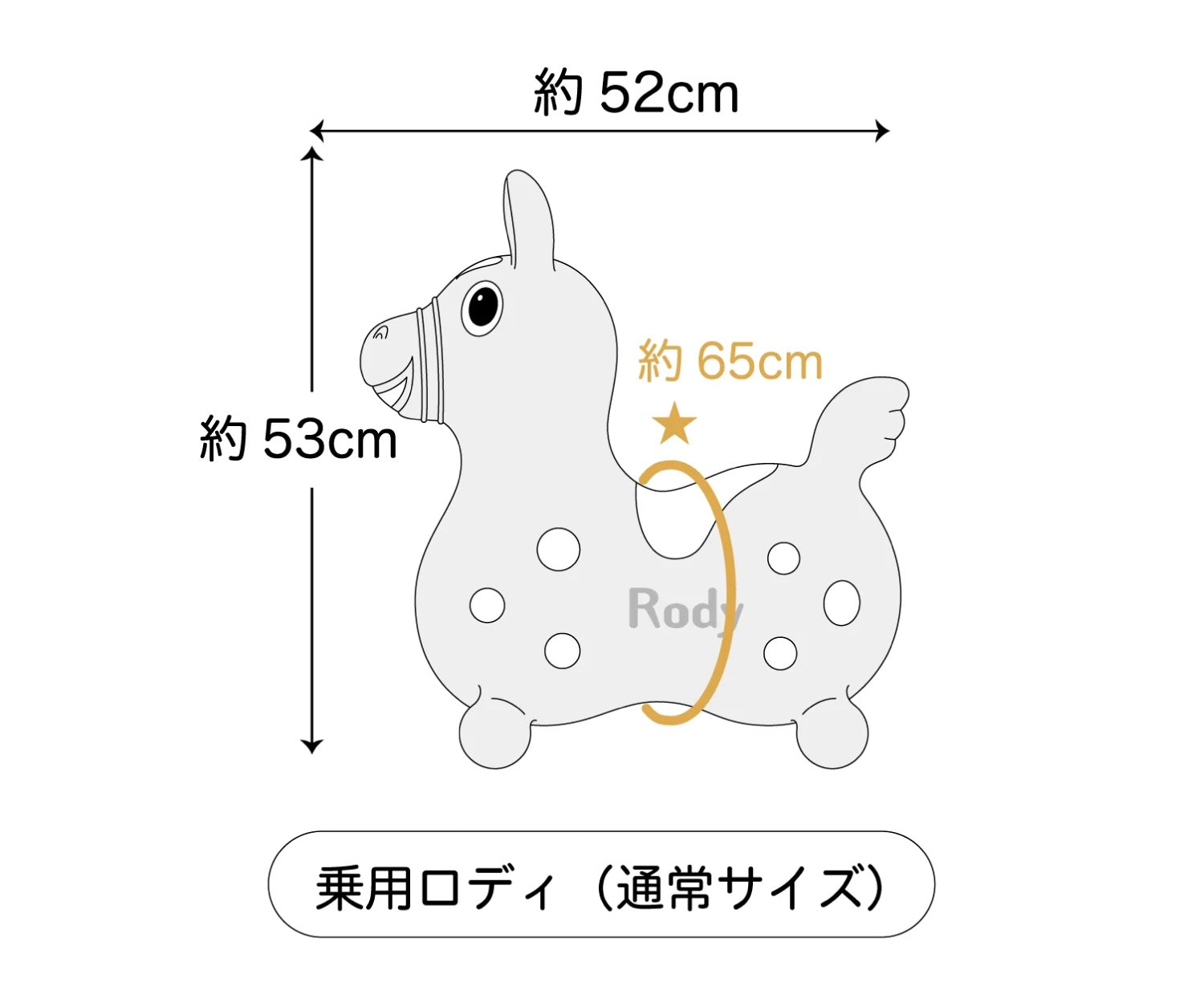 ロディの膨らまし方と適正サイズ